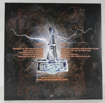 Amon Amarth Twilight Of The Thunder God, Metal Blade records, Vinyl Me, Please usa, LP clear