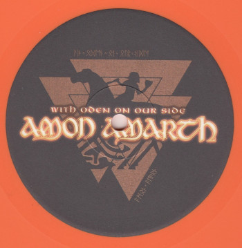 Amon Amarth With Oden On Our Side, Back On Black united kingdom, LP orange
