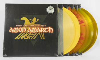 Amon Amarth With Oden On Our Side, Metal Blade records europe, LP amber