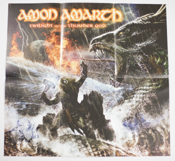 Amon Amarth Twilight Of The Thunder God, Metal Blade records europe, LP yellow/red