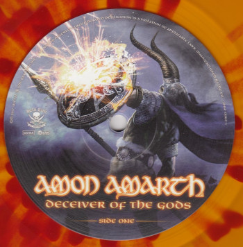 Amon Amarth Deceiver Of The Gods, Metal Blade records europe, LP yellow/red