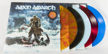 Amon Amarth Jomsviking, Metal Blade records europe, LP blue