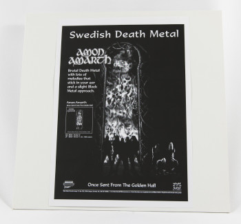 Amon Amarth Once Sent From The Golden Hall, Metal Blade records germany, LP Test Pressing